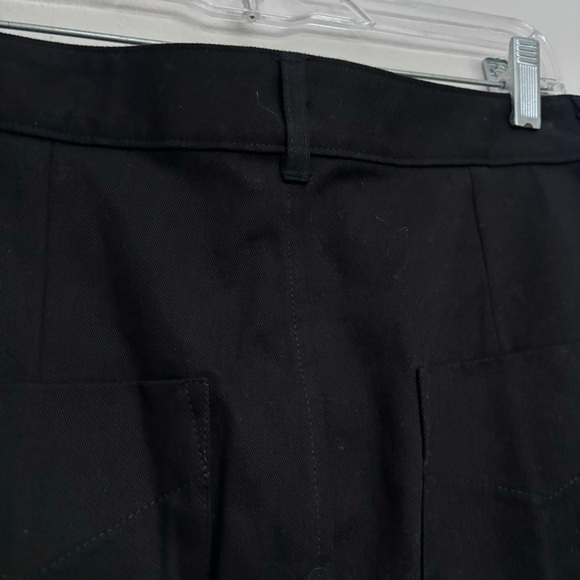 Who What Wear Collection Mack Flared Midi Skirt in Licorice Size Large NEW Slit - Picture 7 of 12